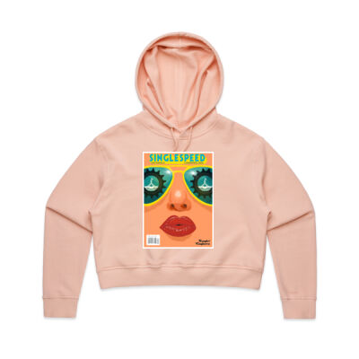 Magazine babe - Women's Crop Hood Thumbnail